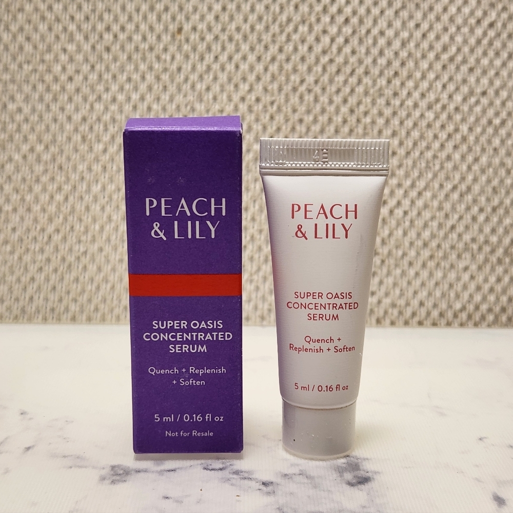 Peach & Lily Super Oasis Concentrated Serum Mini Travel Size .16 Oz